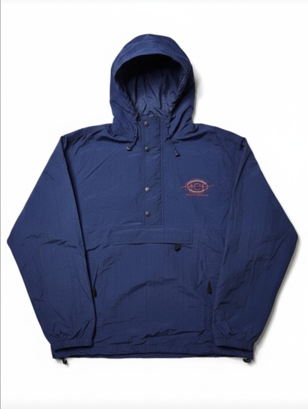 Ouray Sportswear Navy Blue Nylon Pullover Jacket - Windbreaker - Outdoor